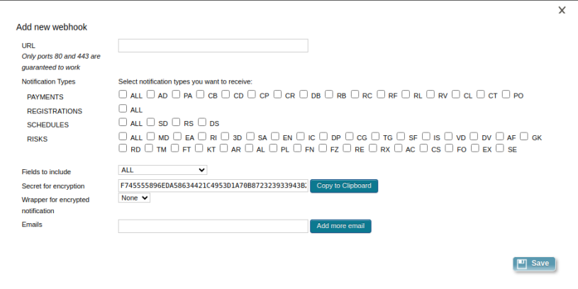 WooCommerce: Webhook configuration (continued)