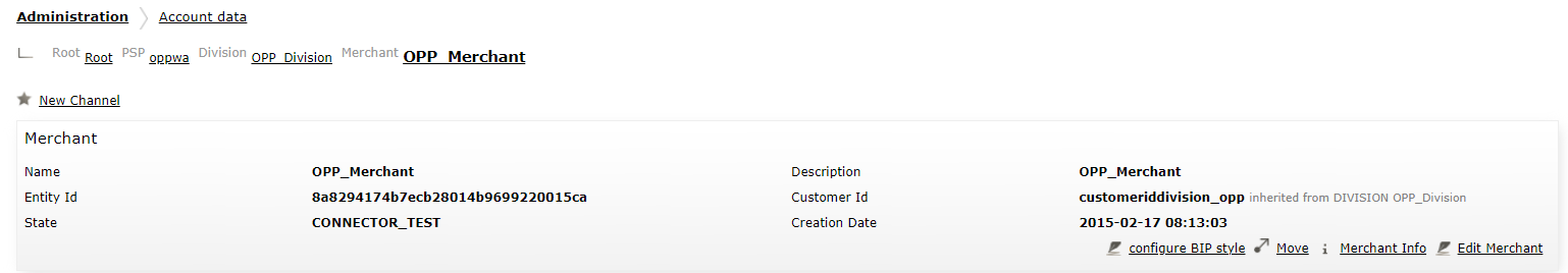 Shopify (WestpayAPI): Credentials from the Open Payment Platform